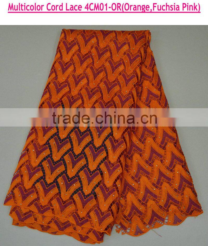 Mesh sequins stones lace fabrics embroidery african lace fabrics trim embroidery african cord lace fabric