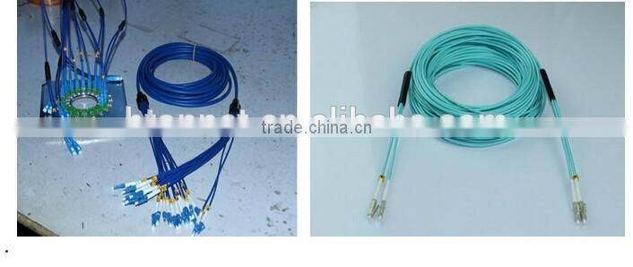 TPU Field Tactical Armored Fiber Optic Patch Cord DLC/UPC-LC/UPC Duplex SM 100M
