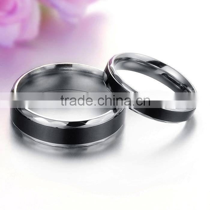 2015 Romantic Plain Design Gay Pride Engagement Rings