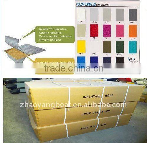 CE Authenticate 0.9 PVC inflatable drift boat