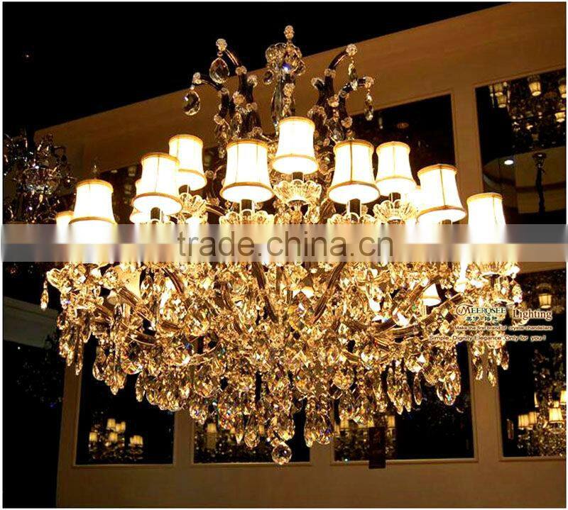 New Arrival Best Selling Crystal Decoration Art Lamp with Lampshades MD8240 L27 D1150mm H850mm