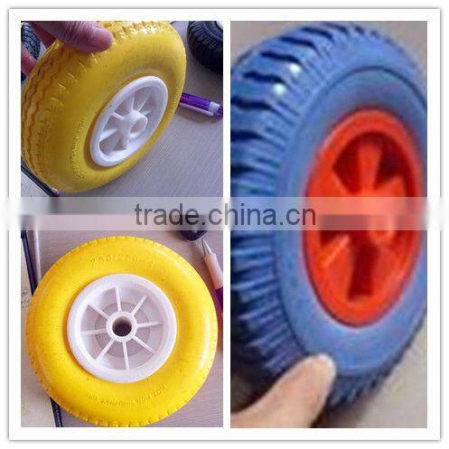 10inch pu foam trolley wheels 2.50-4 caster