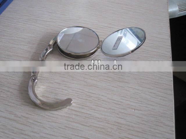 decorative mirror hooks with acrylic stone for promotional