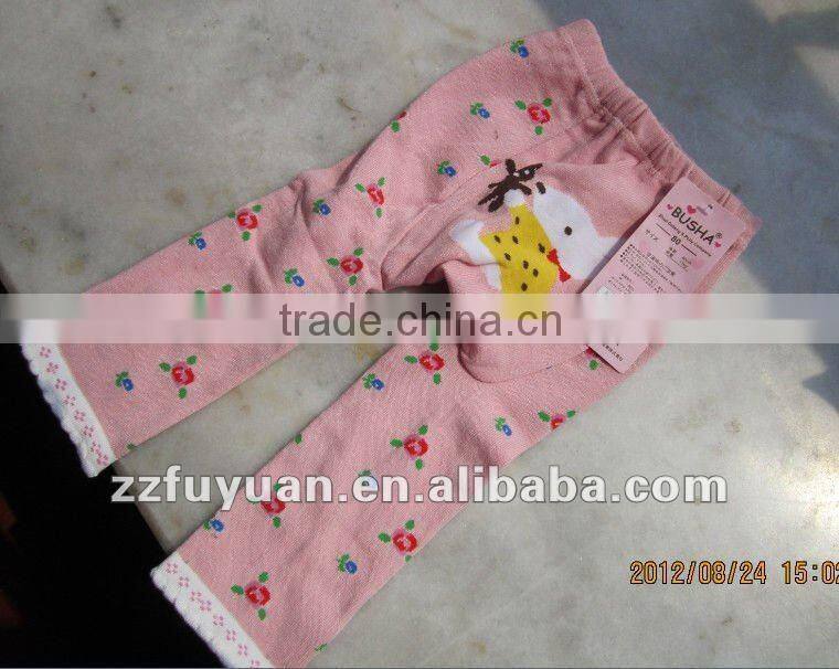 Baby knitted pp leggings, cartoon pp pants