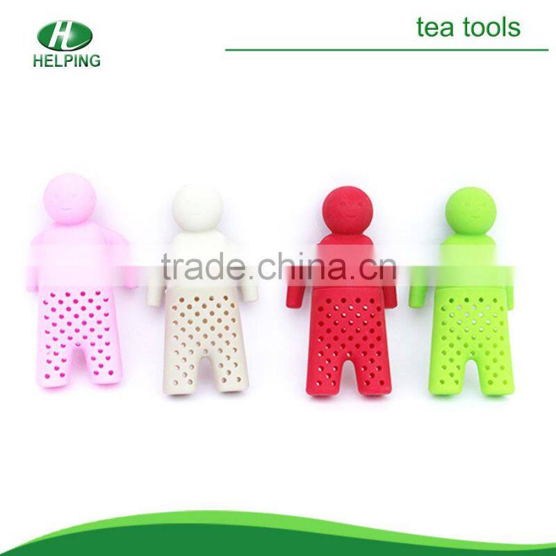 attactive price mini silicone tea bag tea strainer tea infuser