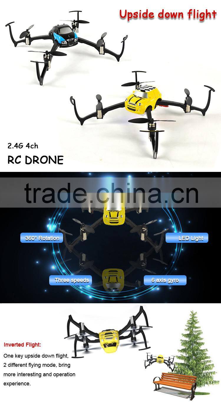 Special function 2.4G gyro helicopter rc quadcopter toys with upside down flight