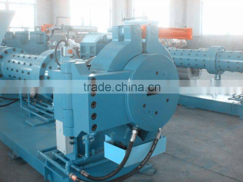 Made in China high quality pin barrel single screw cold feed rubber extruder machine