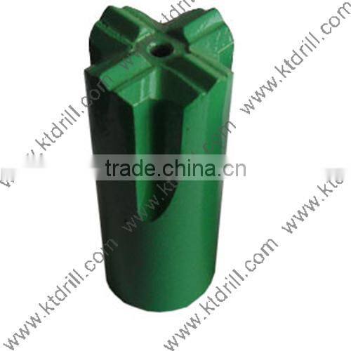 threaded type cross rock drilling bits KT R38