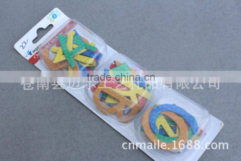 Eco-friendly DIY adhesive golden glitter letter sticker