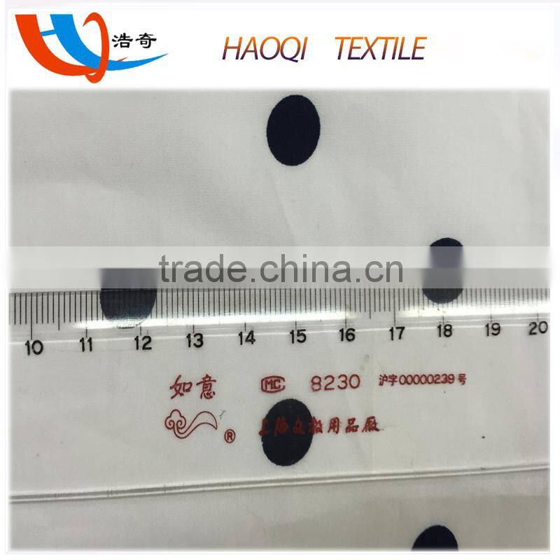 dots printed 100% cotton poplin fabric for blouse