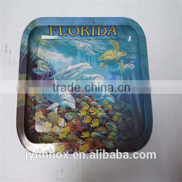 Tin serving tray High quality rectangular fruit tin tray