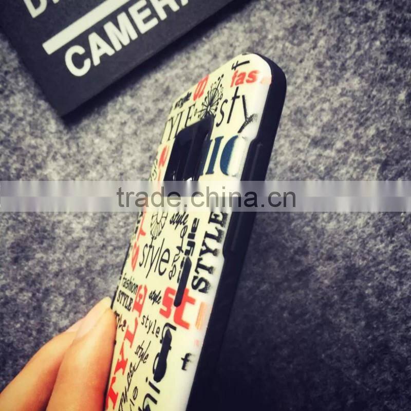 New products PU+TPU Unique style Embossed Fashion mobile phones accessories for samsung galaxy s7,for samsung galaxy s7 case