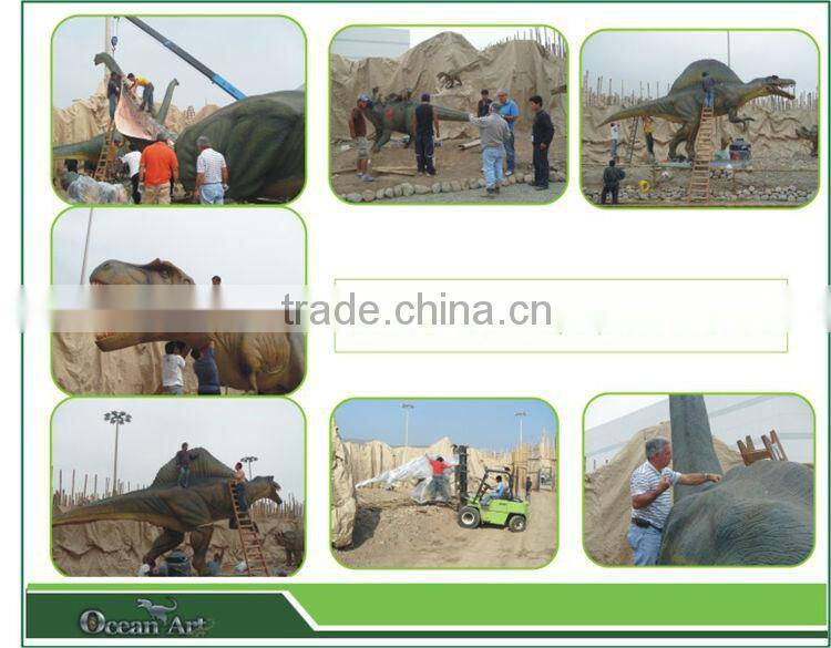 2014 hot-selling dinosaur crafts fiberglass dinosaur model