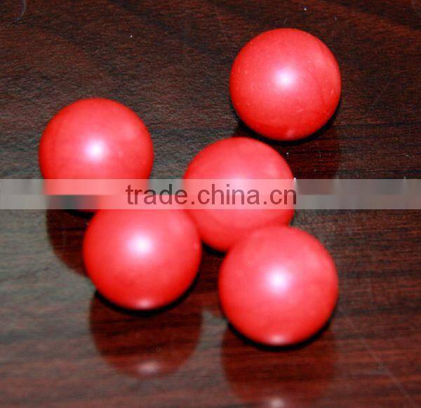Red ABS Plastic ball 1" G0