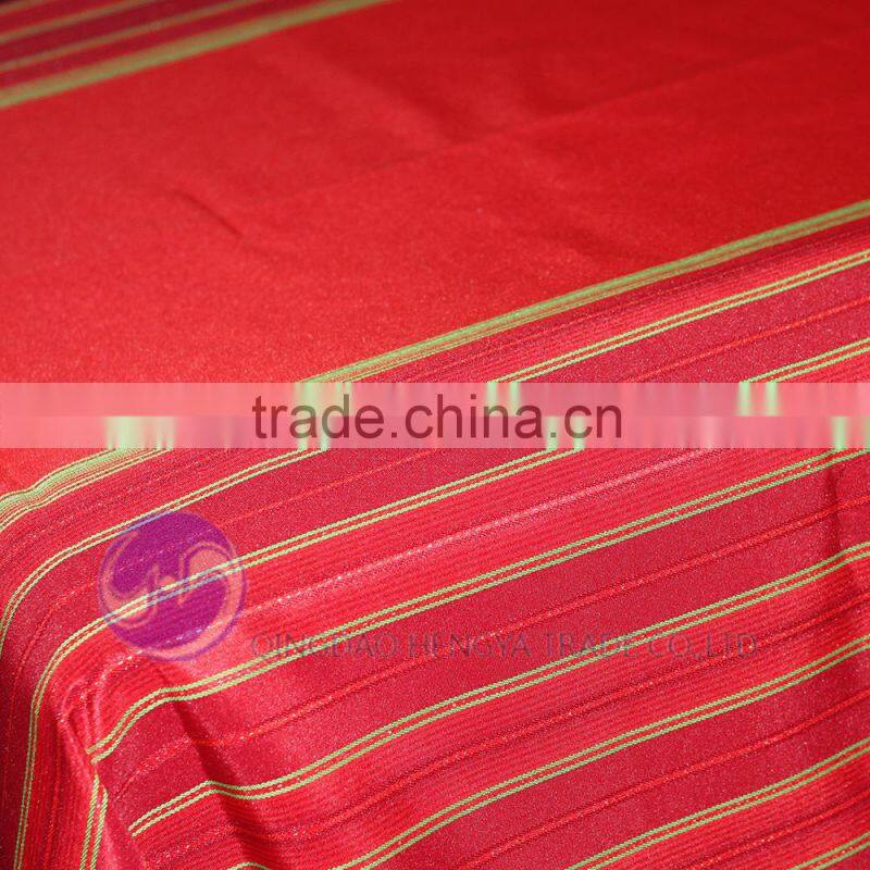 100% polyester jacquard dinning wedding table cloth