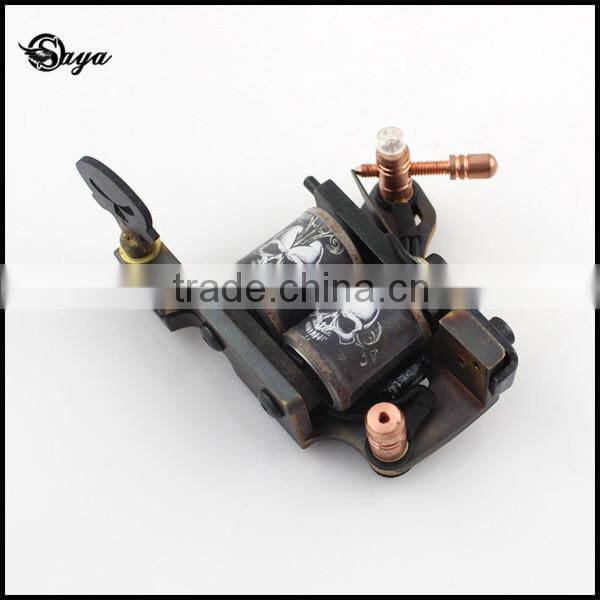 Best Quality Copper Carving Letter Skull Printing Coils Tattoo Machines