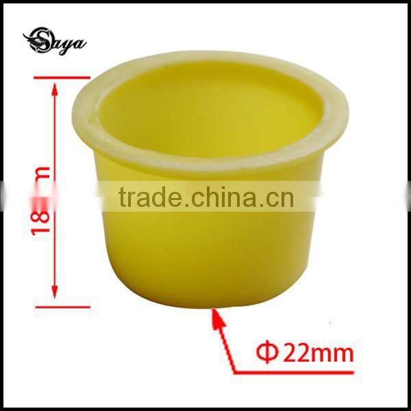 New Style Best Quality Transparent Flat Bottom Plastic Tattoo Pigment Cup