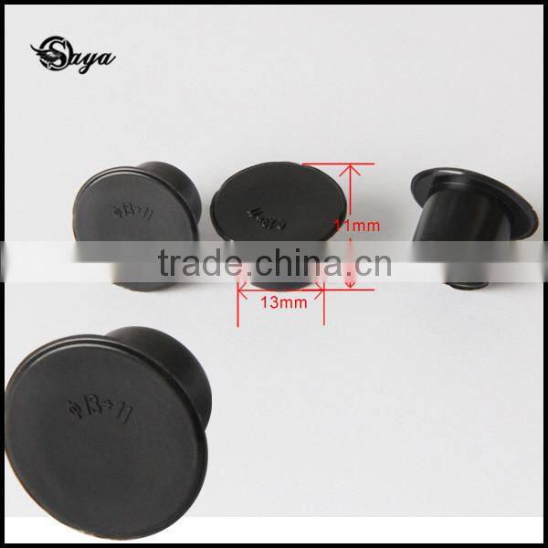 New Style Best Quality Black Flat Bottom Plastic Tattoo Pigment Cup