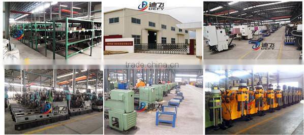 Crawler mounted hole digging drilling rig working with mud pump or air compressor