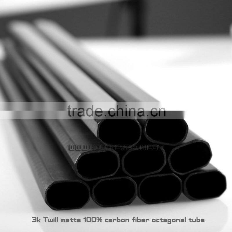 Multicopter/FPV CNC customized 25*23*500 3k twill matte 100% real carbon fiber tube/ boom for telescope
