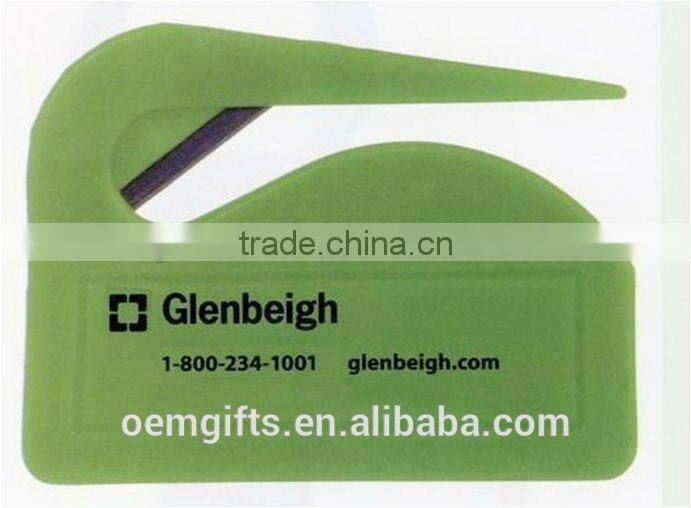 Plastic letter opener, Letter Cutter with Steel blade, Cheap Letter Opener