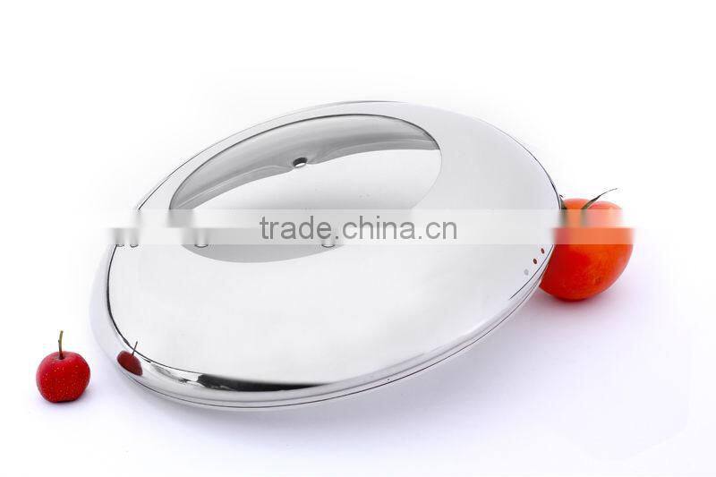 S05 type half glass half S/S lids
