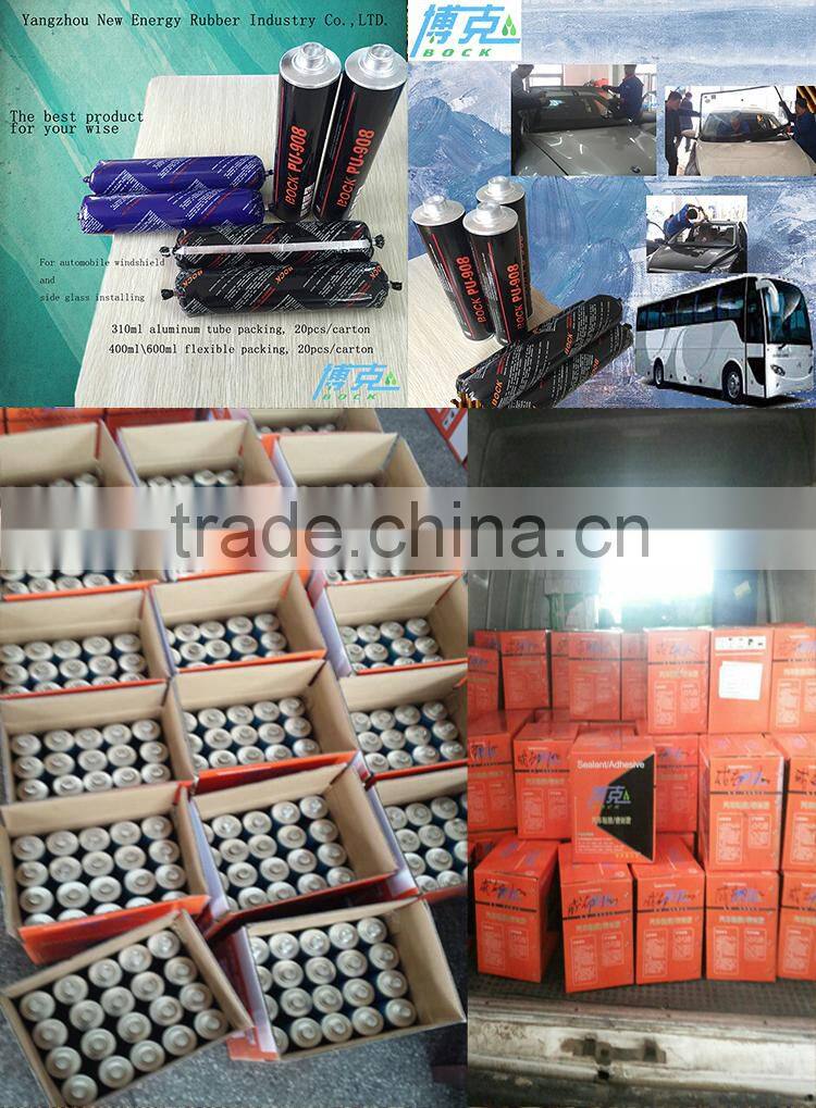 waterproof all car/bus windshield polyurethane adhesive sealant auto glass installing