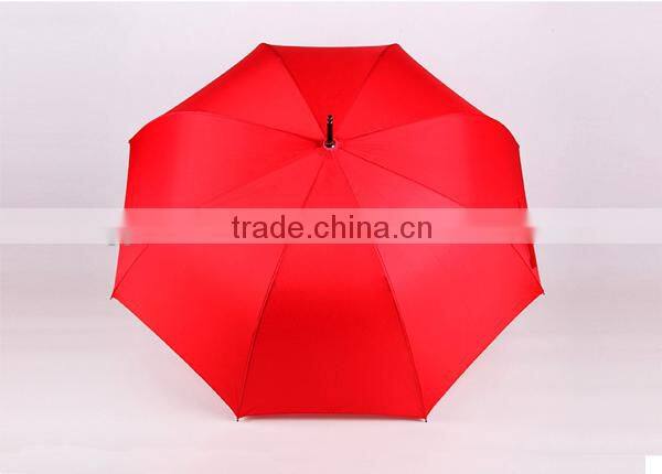Classic Red Umbrella with Slim Long Handle