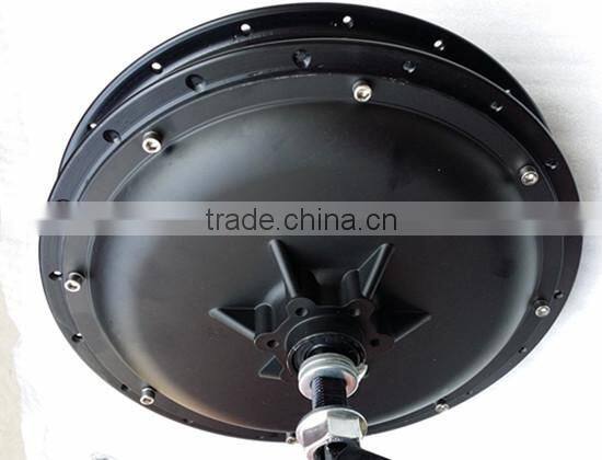 fast speed RPM integrated disc break electric brushless hub motor for electric bicycle and scooter (Model FHB)