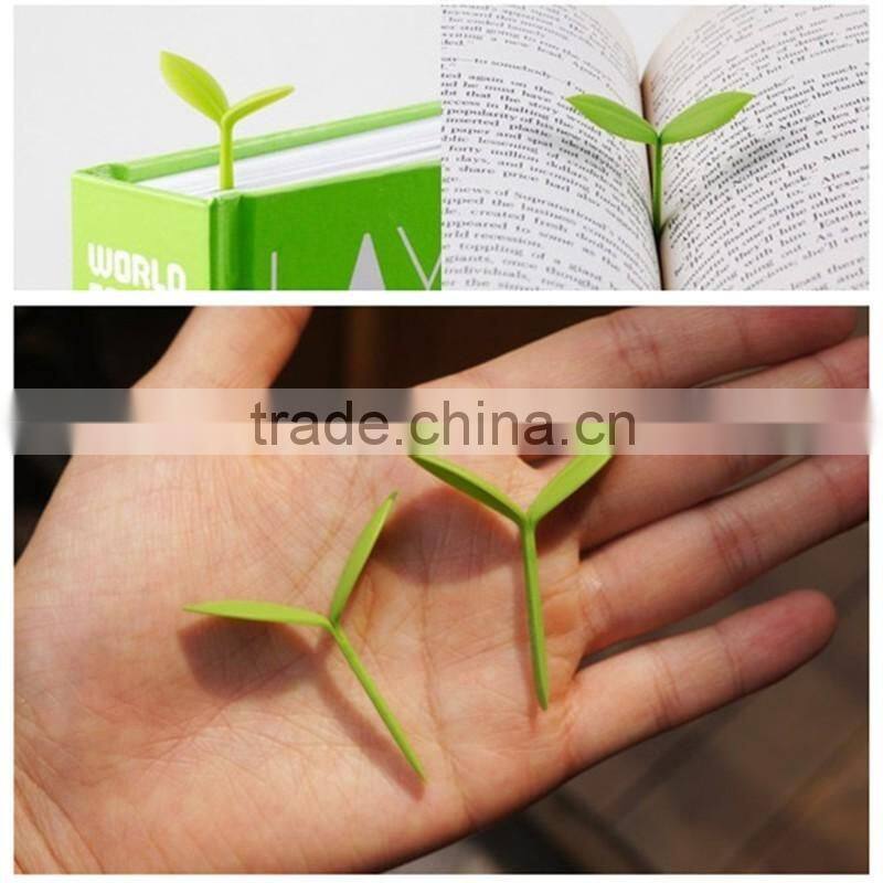 Bookzzicard multi-colored silicone Sprouts bookmark Funny accessories Office School Supplies Bookmarks
