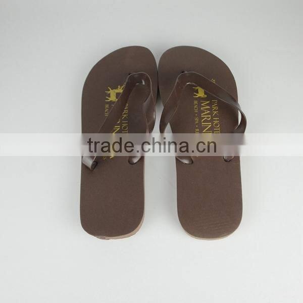 Men's simple slippers of PVC material