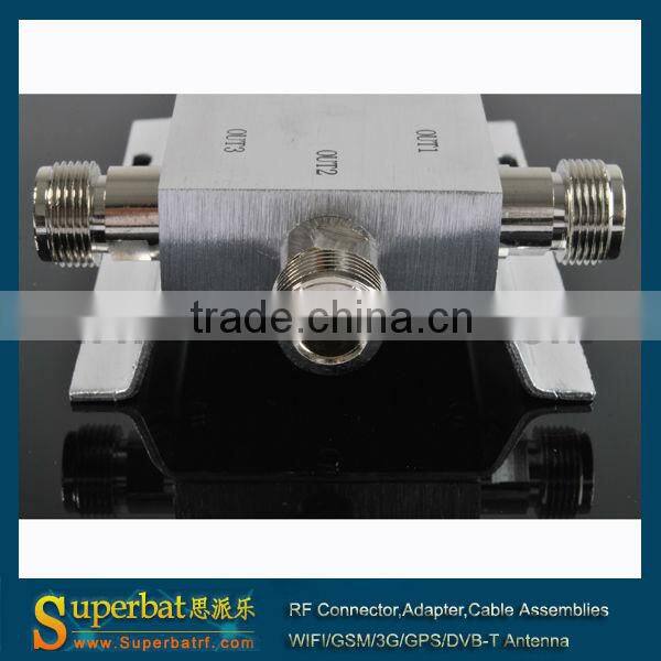 800-2500MHz 3-way Power Divider N female connector