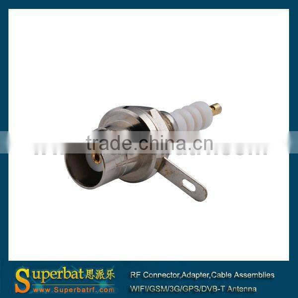 bnc audio video cable Jack nut bulkhead solder for panel connector MHV 3000V