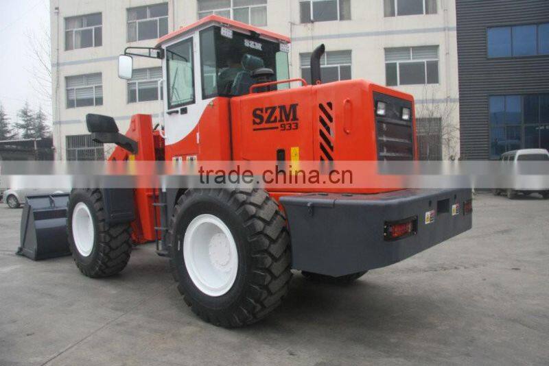 4.5 M high dumping height wheel loader 3 tons
