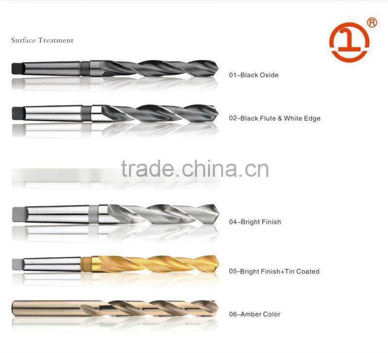 Morse Taper Shank cutting tools, hss twist drill for steels