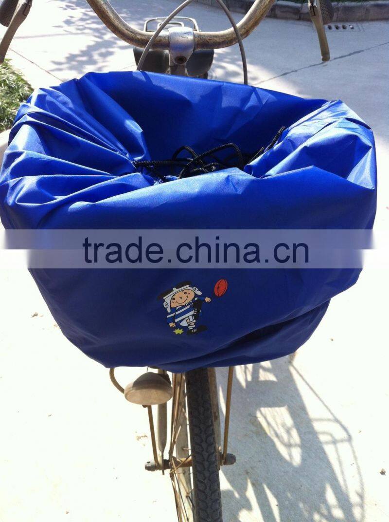 Waterproof Bicycle Basket Cover /blue rain cover