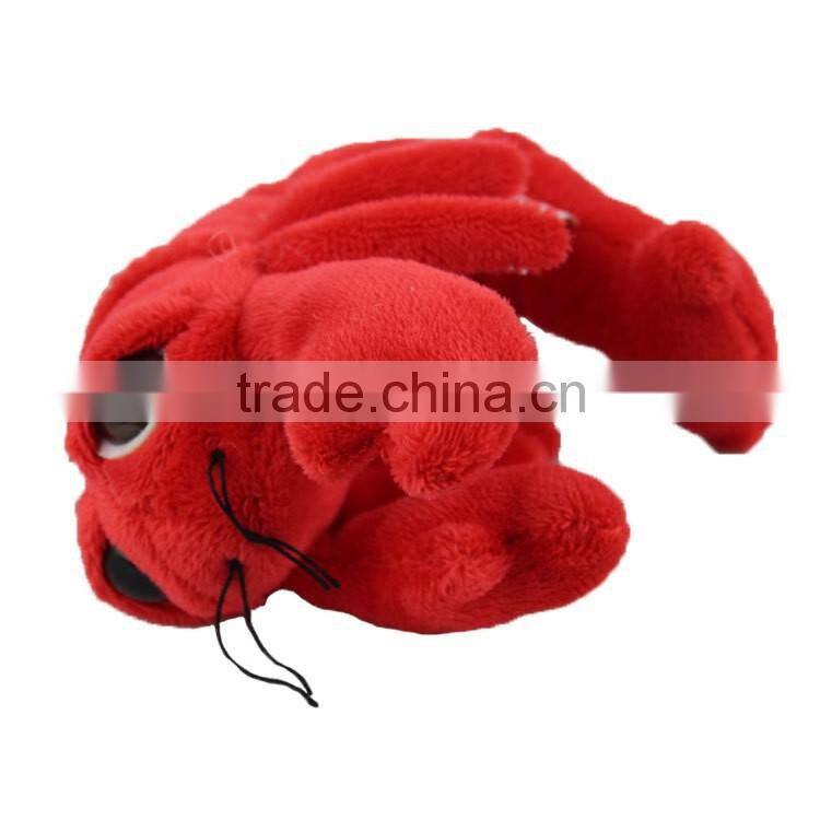 creative hot-selling ocean animal style 9cm height stuffed plush fridge magnet toy doll