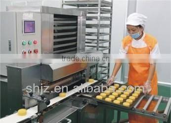 2014 high speed double row automatic baking filling machine