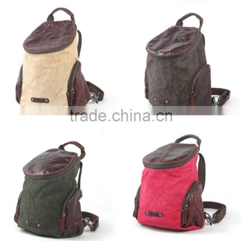 Searrco Bag RS22101 Super hot vintage canvas promotional backpack promotional backpack manufacturer