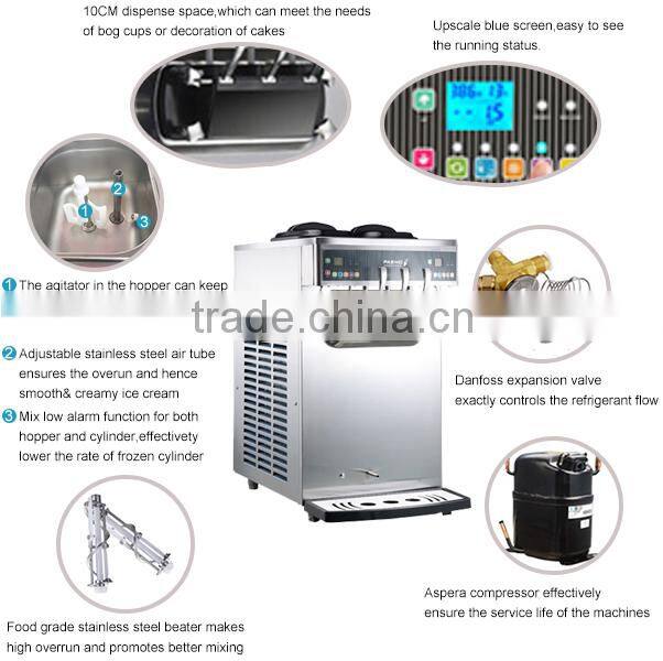 cheap softy ice cream maker machine pan ice cream machine