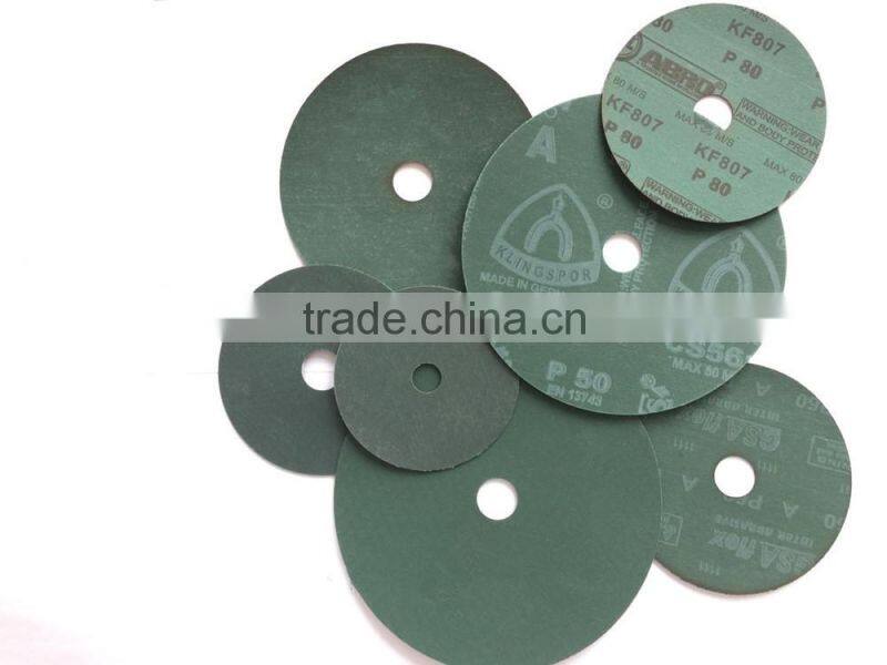 Fiber disc with hole polishing made in China