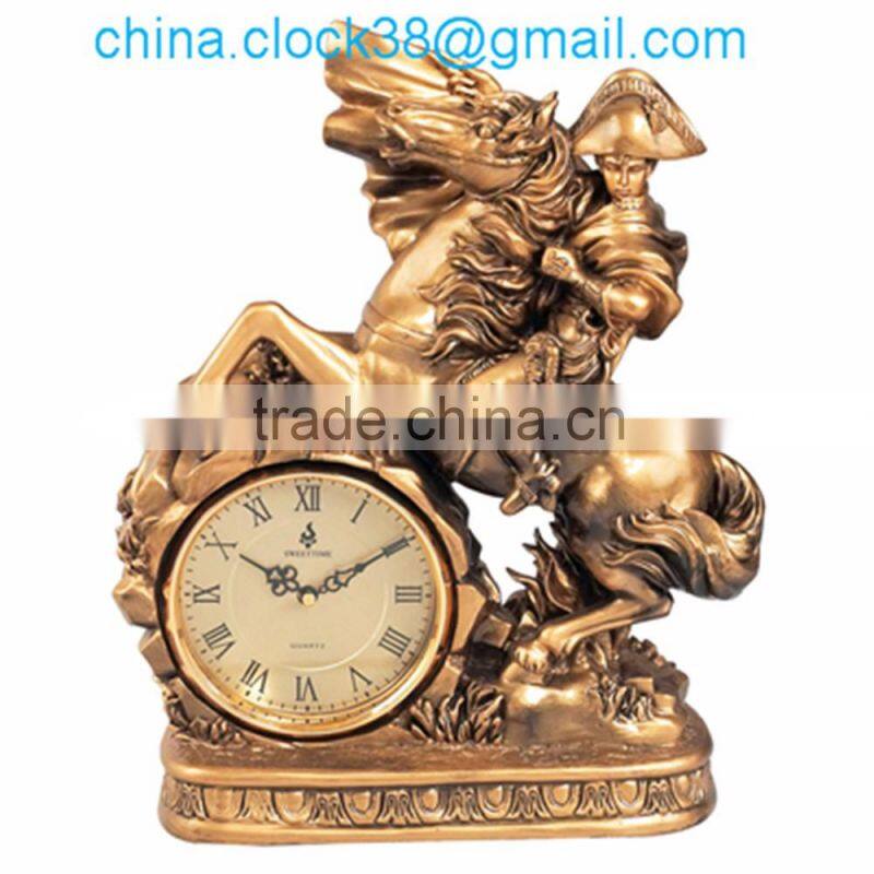 poly resin clock Discount for home decoration guangzhou factory whosale price