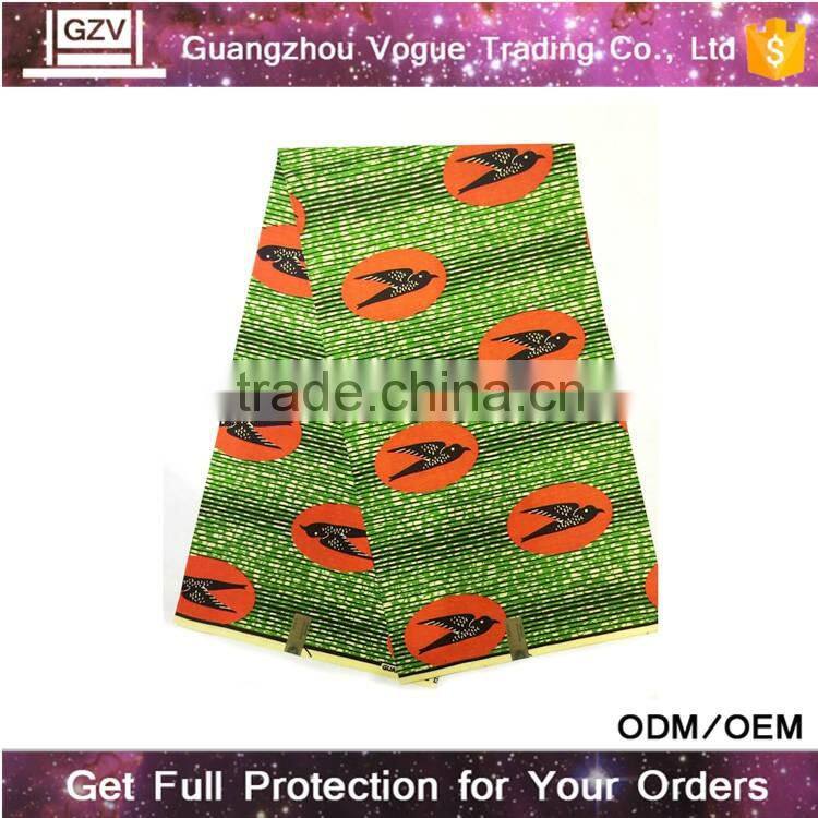 Vogue dashiki design top quality 100% cotton holland wax fabric super