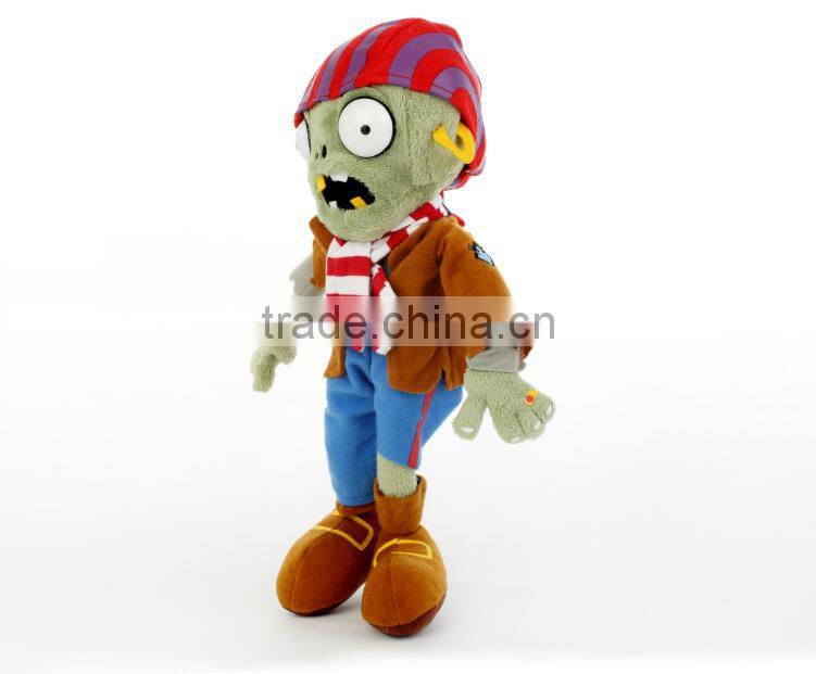 Custom plush plants vs zombies stuffed toy