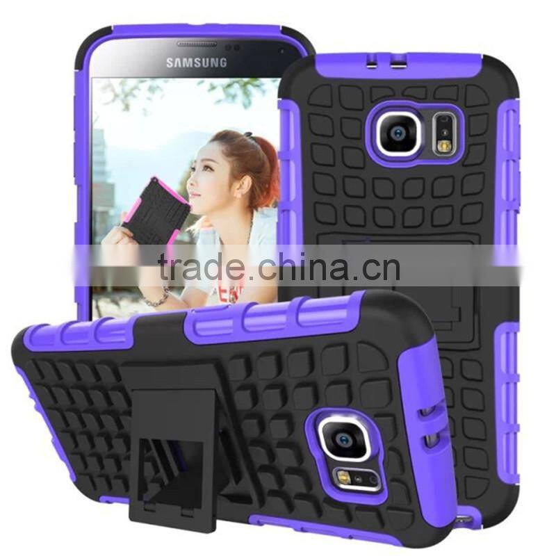 High Quality 2 in 1 PC + TPU Heavy Duty Shockproof Case Cover For Samsung S6