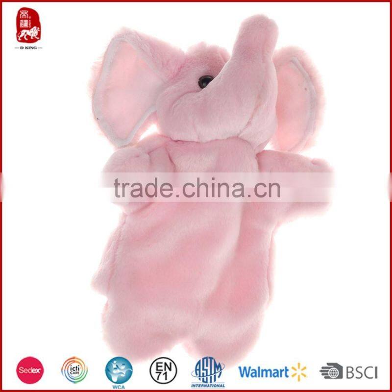 Wholesale customized Velvet Finger Animal hand Puppet Play Learn Story Toy