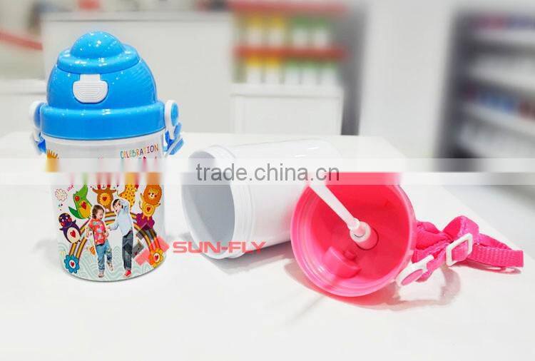 2016 OEM New 400ML Autospout Striker plastic customized Kids Water Bottle