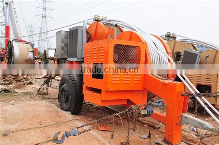 90KN Overhead Line Stringing Hydraulic Cable Hauling Machine