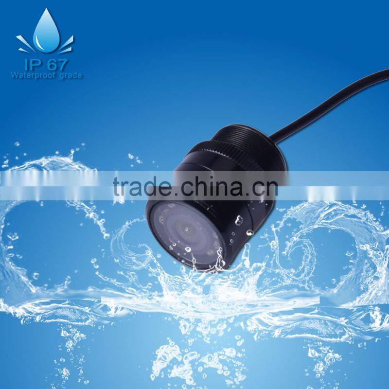 HTJ factory price parking guideline rear view camera with 25MM drill hole