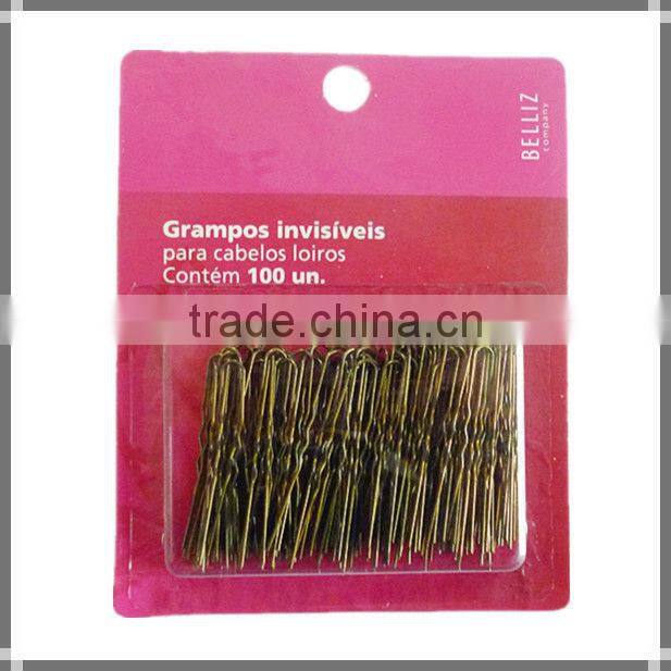 Hair pin HP007/u-shaped clip hair/salon metal hair clips
